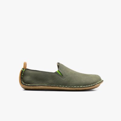 Vivobarefoot Ababa Leather Schoenen Kinderen - Groen Casual Schoenen QIF708691